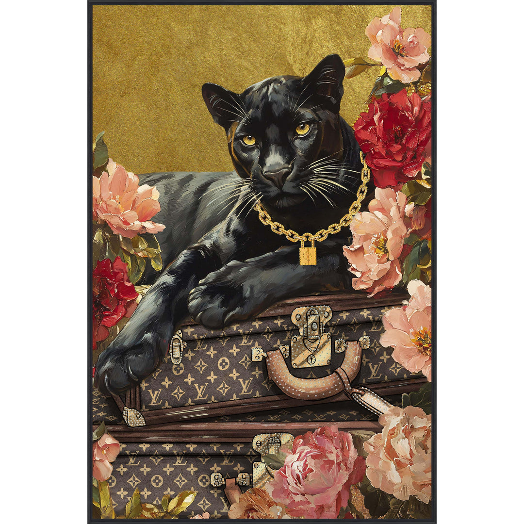 Diamant d’Art Collection – Wandbild „Luxury Panther“