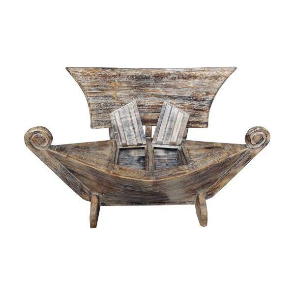 Bootsbank „Phinsi“ aus Teakholz – 100