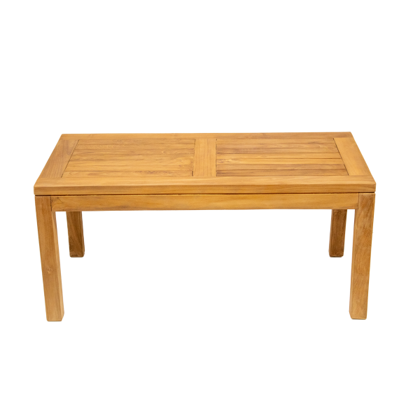 Unser Bestseller / Beistelltisch aus Teakholz – 100 x 50 cm