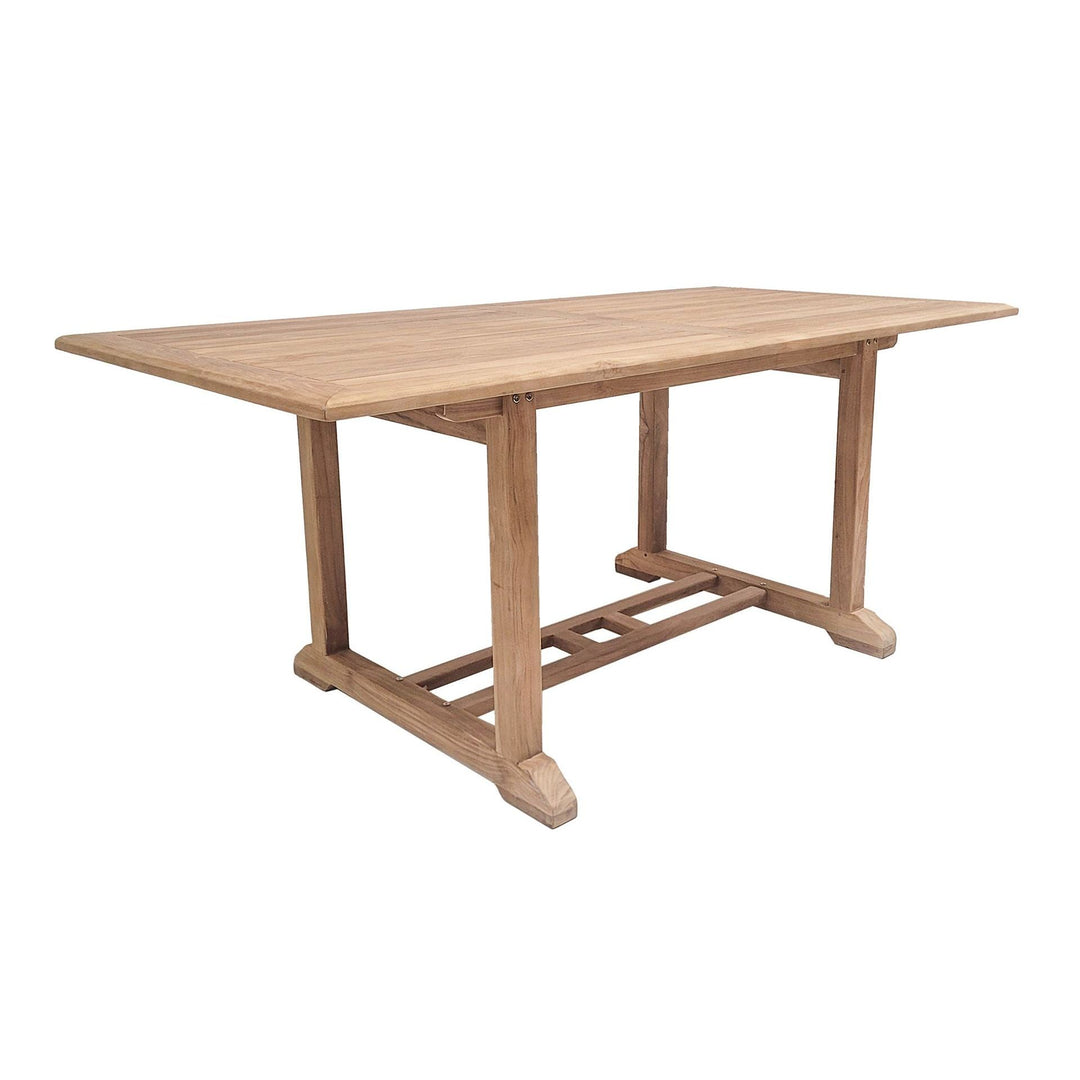 Teaka Natura Gartentisch aus Teakholz – 180 x 90 cm