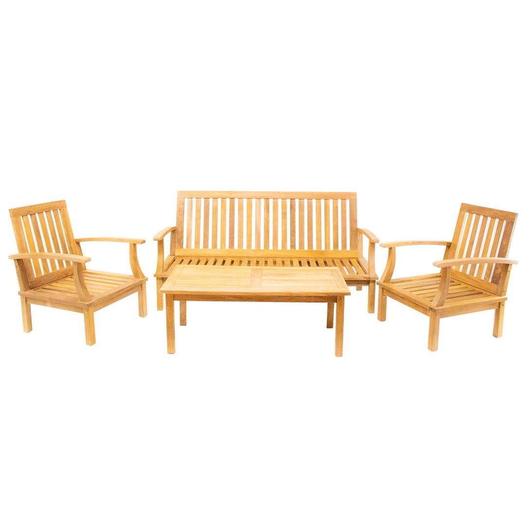 Kollektion: Teaka Natura – 10-tlg. Teakholz Lounge-Set