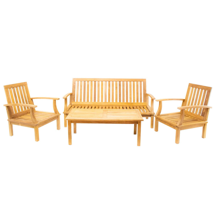 Kollektion: Teaka Natura – 10-tlg. Teakholz Lounge-Set