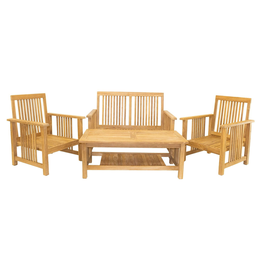 Kollektion: Teaka Natura "Classic Comfort" – 10-tlg. Teakholz Lounge-Set