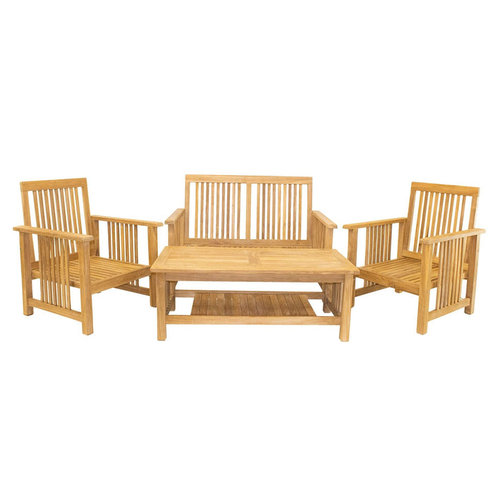 Kollektion: Teaka Natura "Classic Comfort" – 10-tlg. Teakholz Lounge-Set