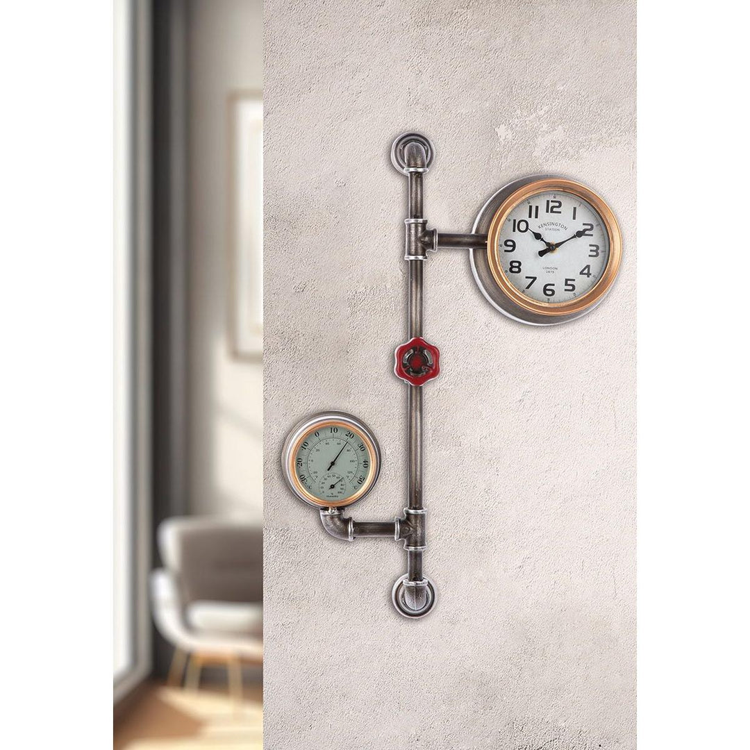 Wanduhr, "Abola", Metall