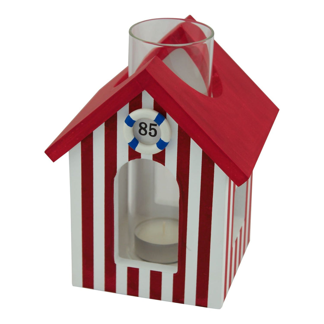 Teelichthalter „Strandkabine“ in 2 Farben