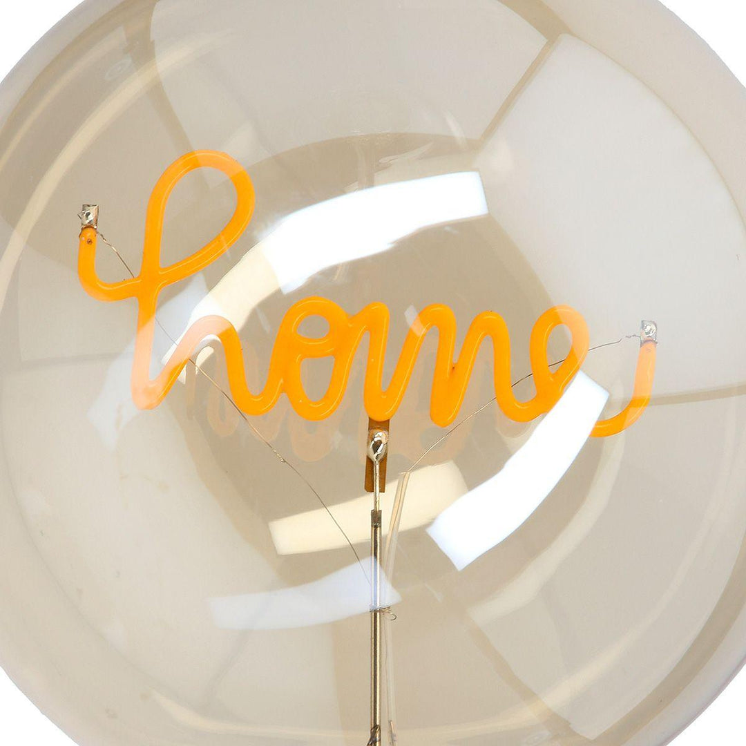 LED-Leuchtmittel „Home“ – E27, Glas orange, 17 cm