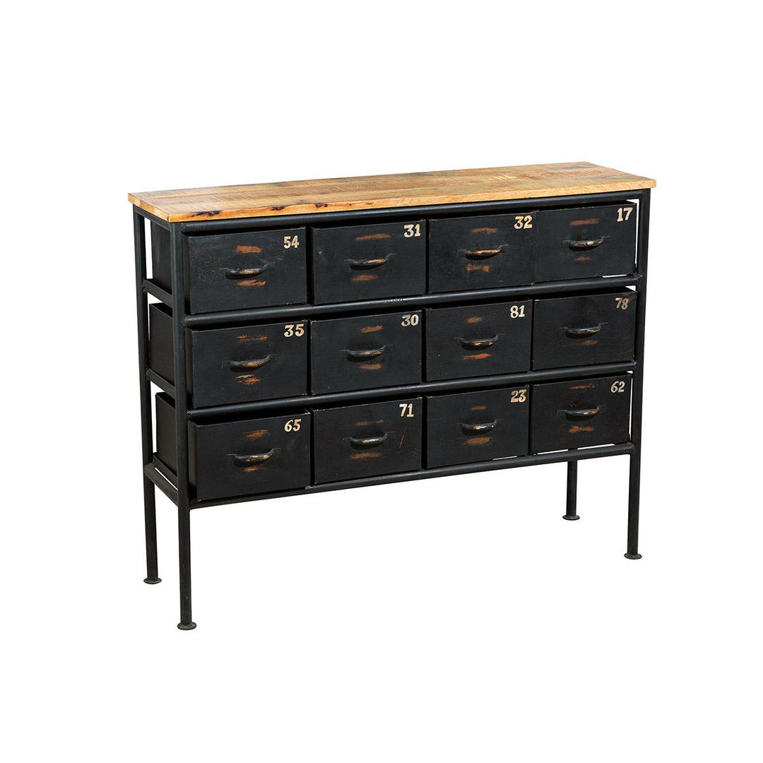 Kommode „Numero“ – Industrial Design mit Charakter