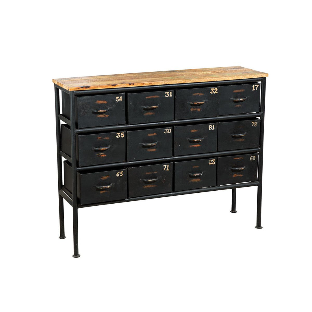 Kommode „Numero“ – Industrial Design mit Charakter