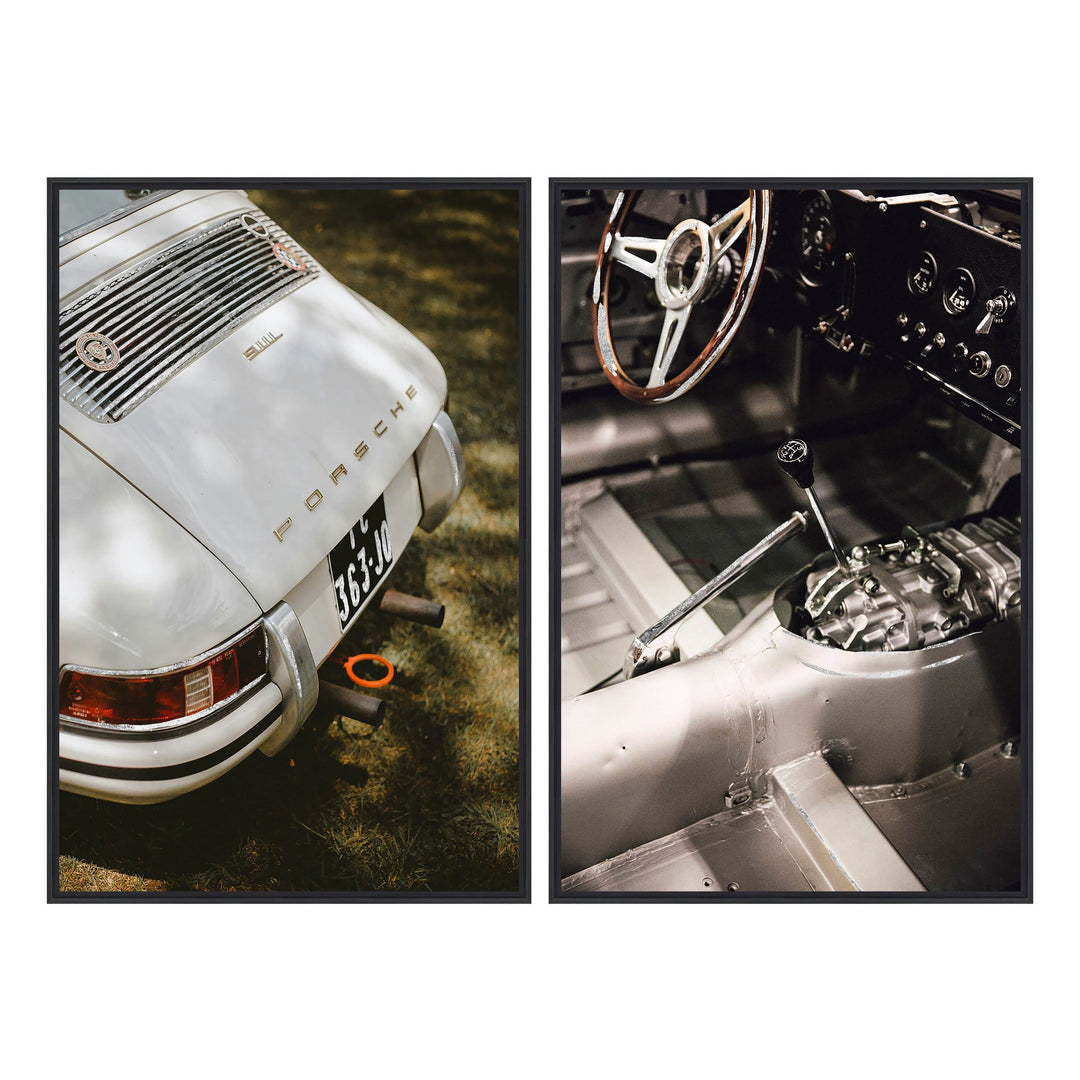 Wandbild 2er Set „Porsche Classic“