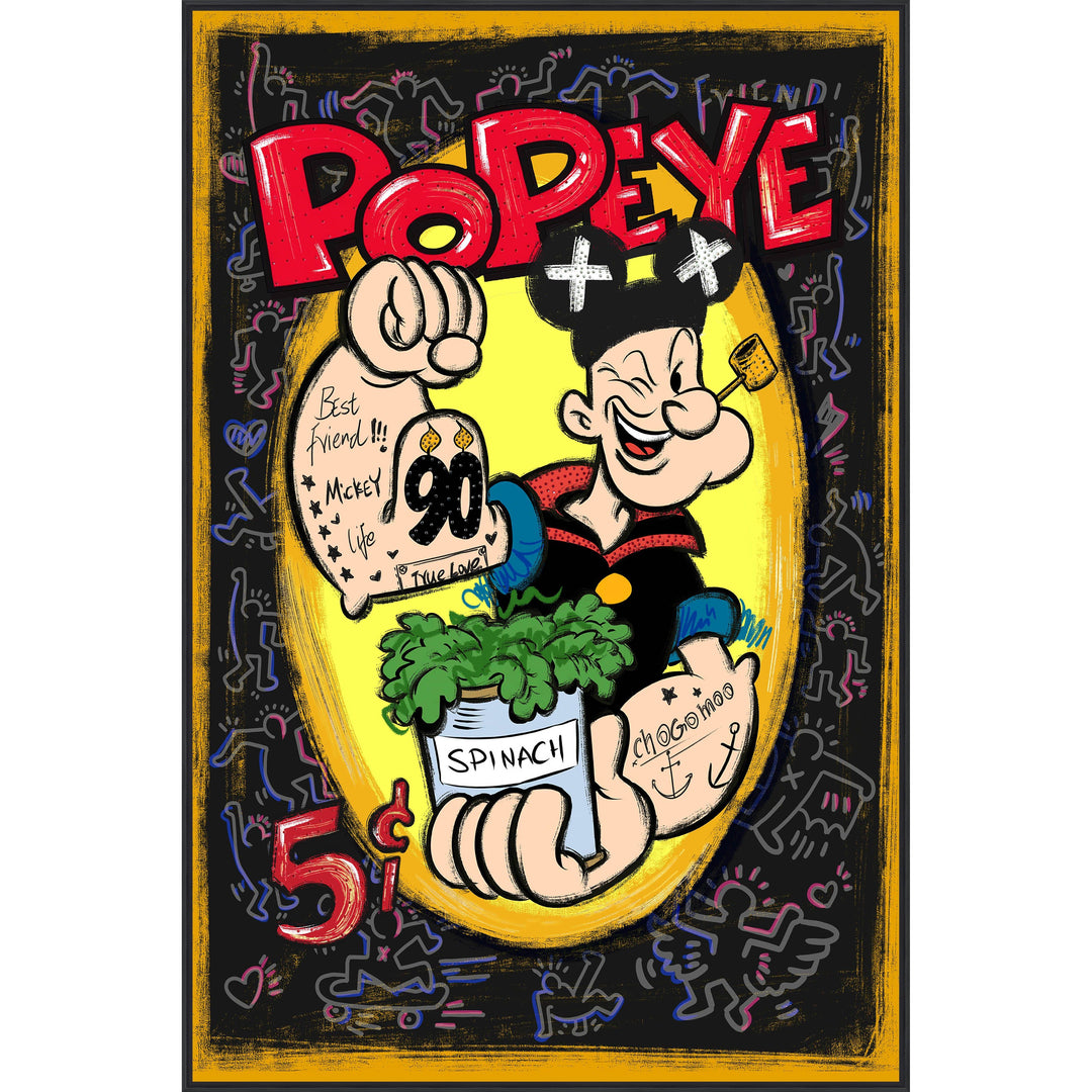 Wandbild „Popeye Spinach Art“