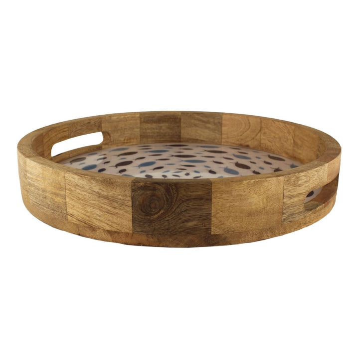 Deko-Tablett "Fisch-Strudel"  Ø 35 cm