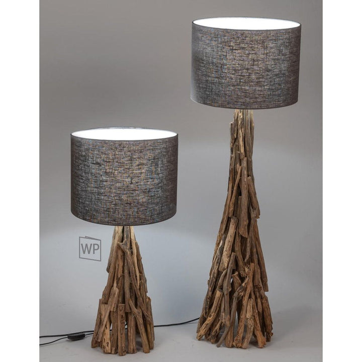 Deko-Lampe aus Kastanienholz – in 2 Größen erhältlich