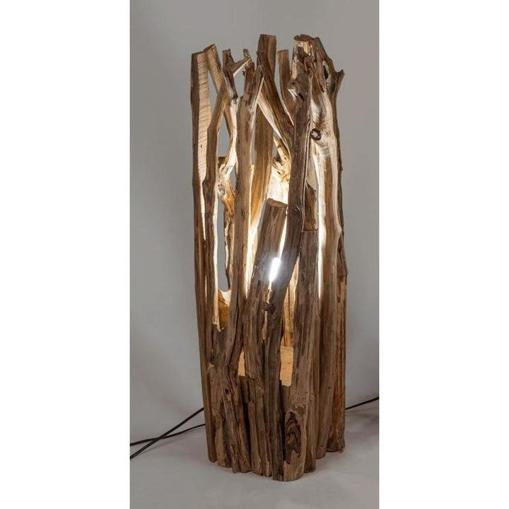 Naturholz-Lampe aus Treibholzoptik – in 2 Größen erhältlich