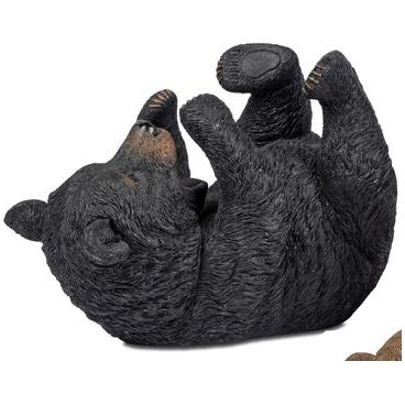 Flaschenhalter „Bär“ – 22 cm – Dekofigur in Braun oder Schwarz