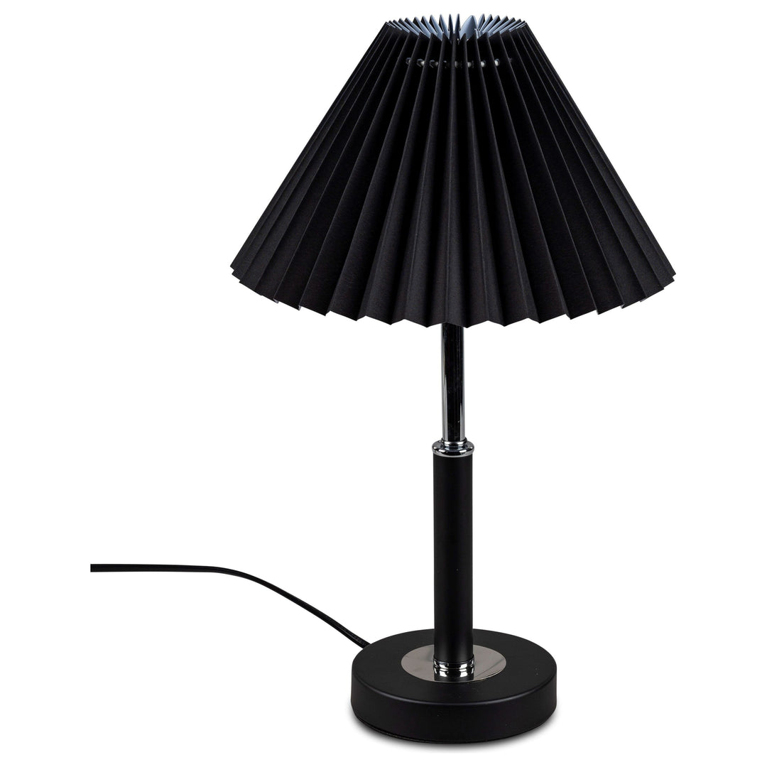 Tischlampe, Leuchte PLISSEE BLACK H. 40cm
