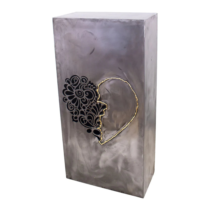 Säule – Goldenes Herz