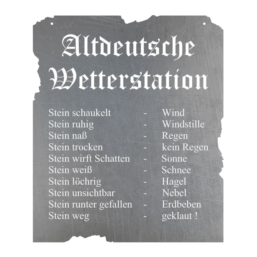 Altdeutsche Wetterstation