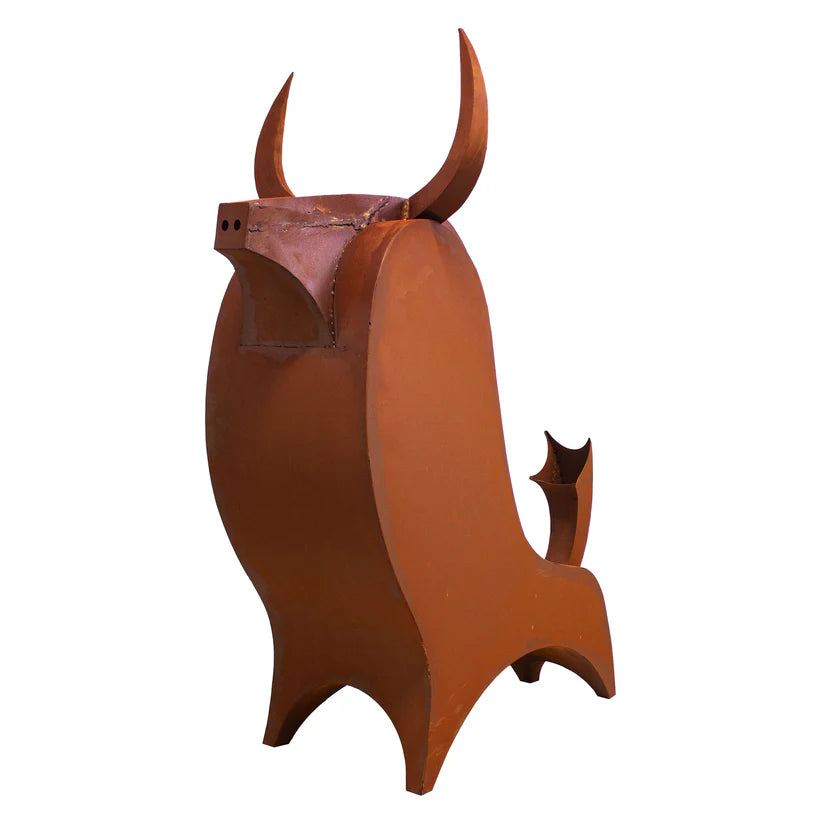 3D-Metallskulptur „Stier Ferdinand“