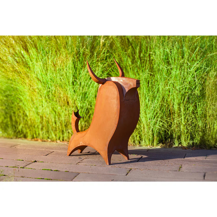 3D-Metallskulptur „Stier Ferdinand“