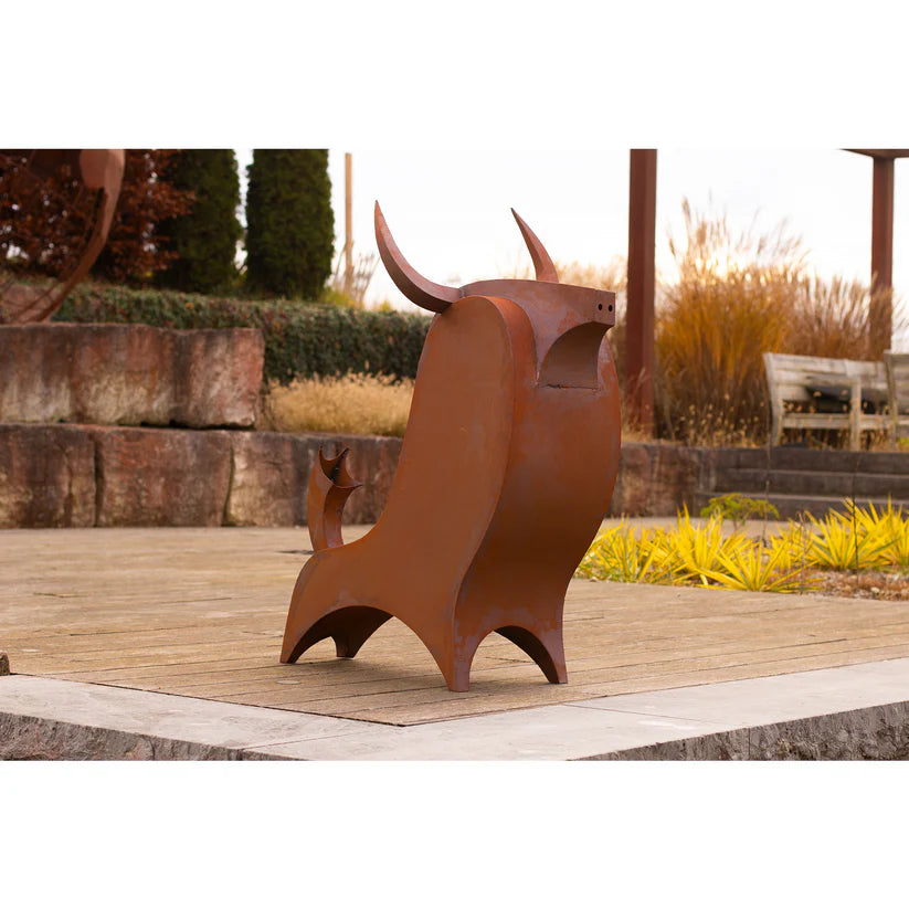 3D-Metallskulptur „Stier Ferdinand“