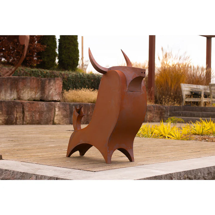 3D-Metallskulptur „Stier Ferdinand“
