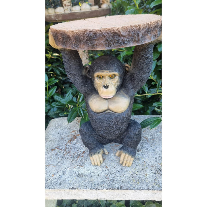 Beistelltisch „Affe“ Schwarz – 53 cm hoch