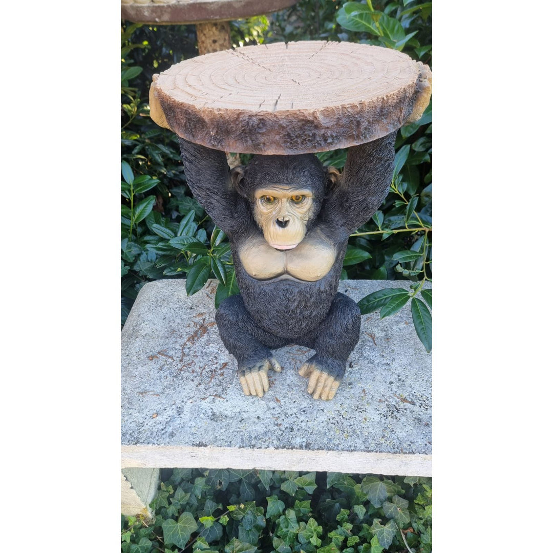 Beistelltisch „Affe“ Schwarz – 53 cm hoch