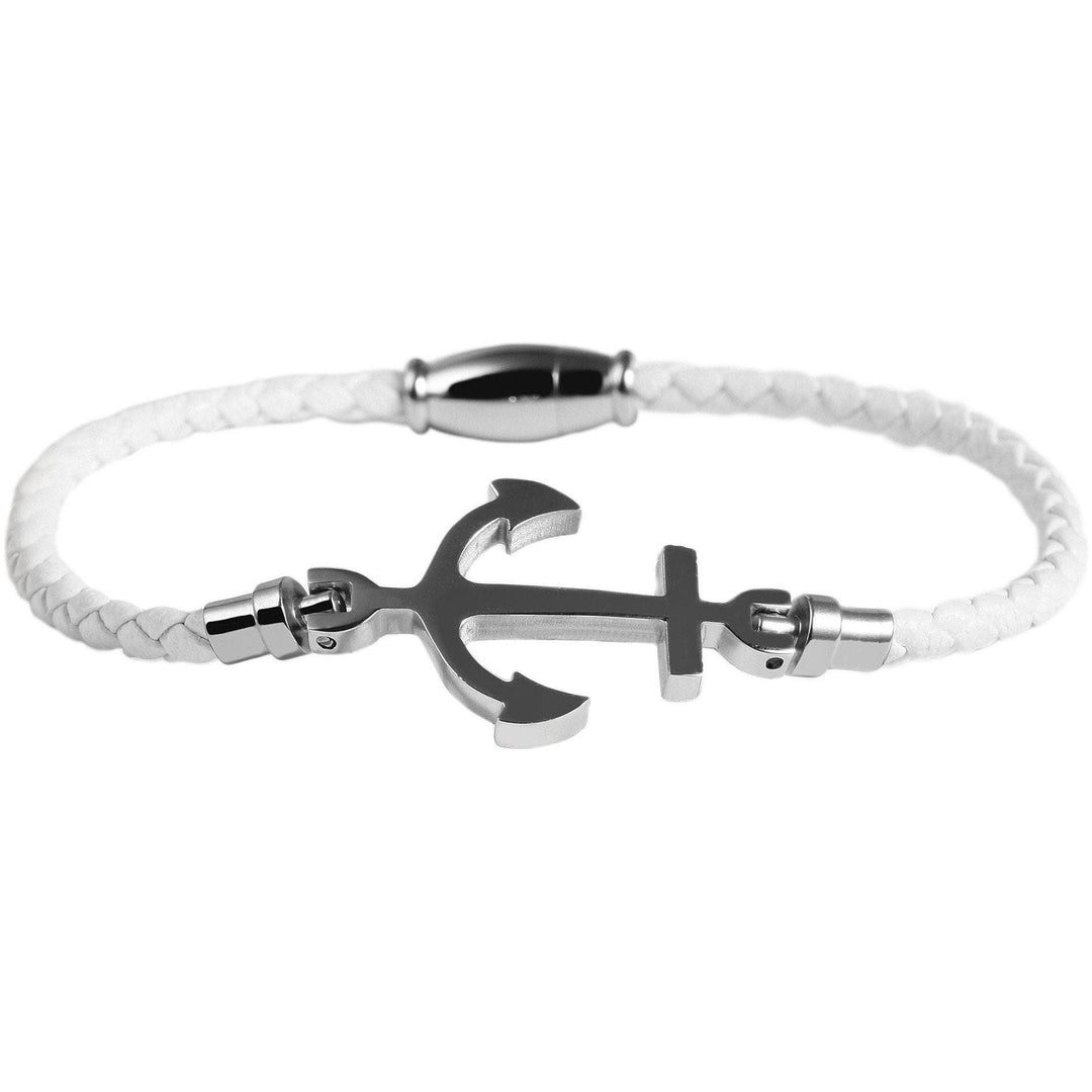 Akzent Geflochtenes Armband aus Echtleder in 6 Farben - Luxurelle-Shop