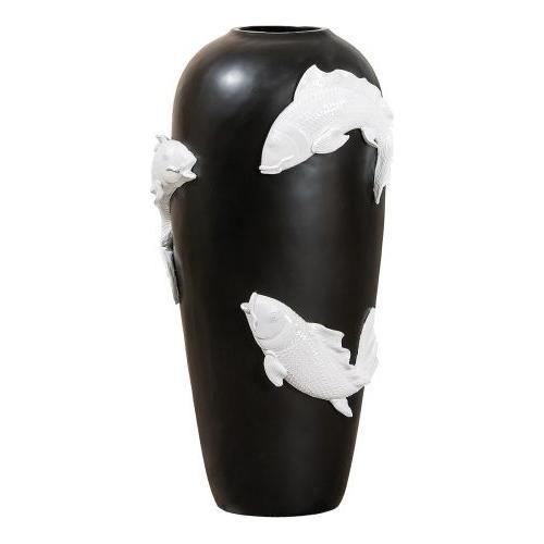 Bodenvase, "Koi", Fischmotiv - Luxurelle-Shop