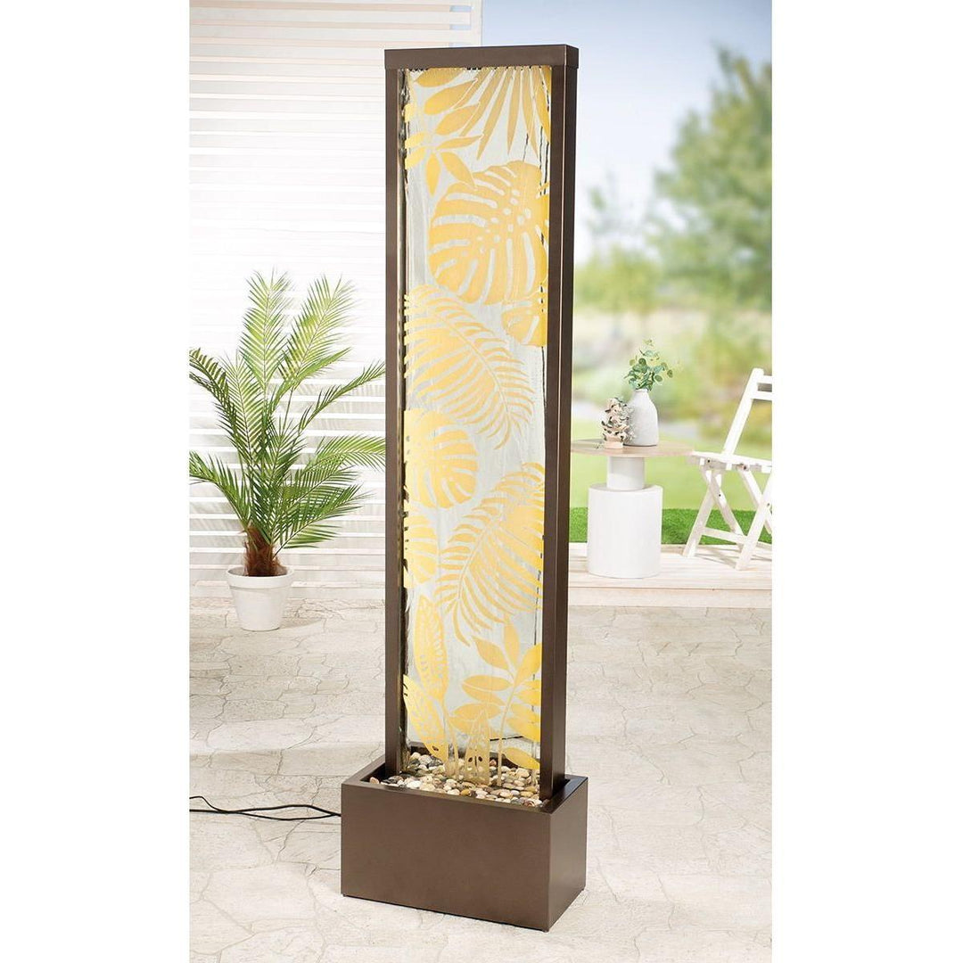 Brunnen, Blattmotiv, - Luxurelle-Shop