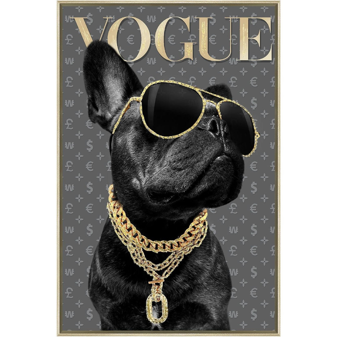 Diamant d’Art Collection – Wandbild „Vogue Dog“