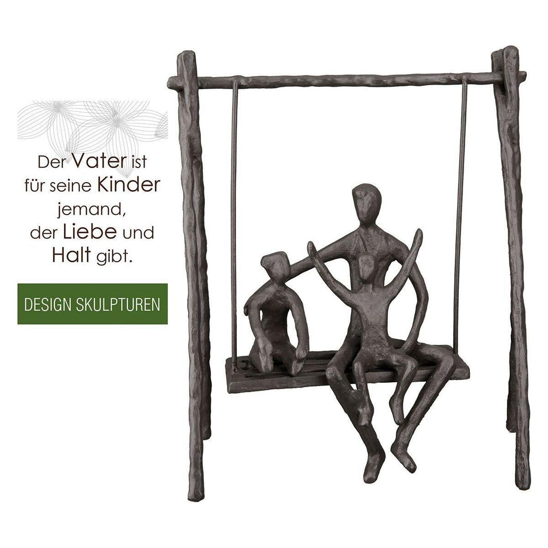 Eisen Design Skulptur "Vaterliebe" - Luxurelle-Shop