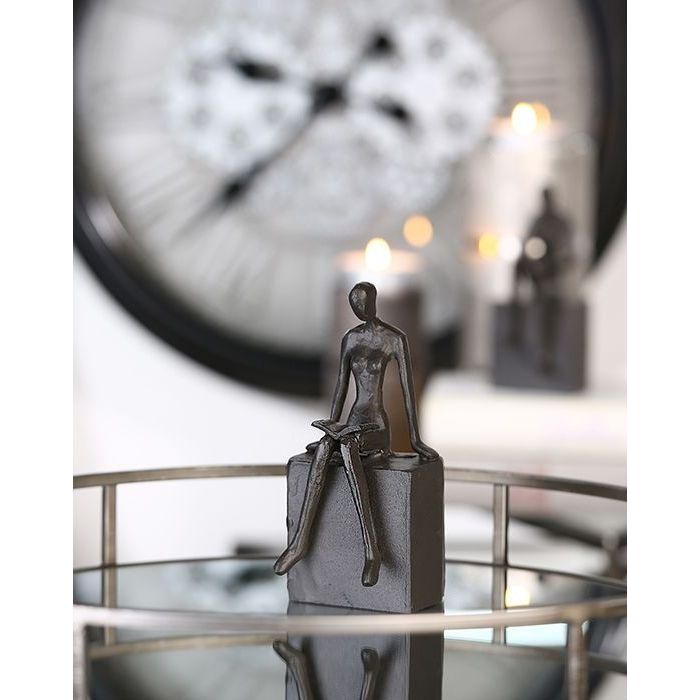 Eisen Design-Skulptur/Buchstütze "Readable" - Luxurelle-Shop