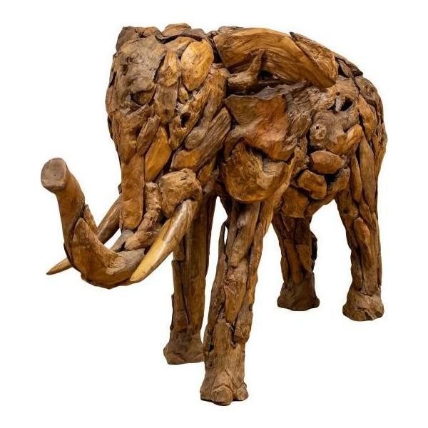 Elefant aus Wurzelteak 170x60 x Höhe 110 cm - Luxurelle-Shop