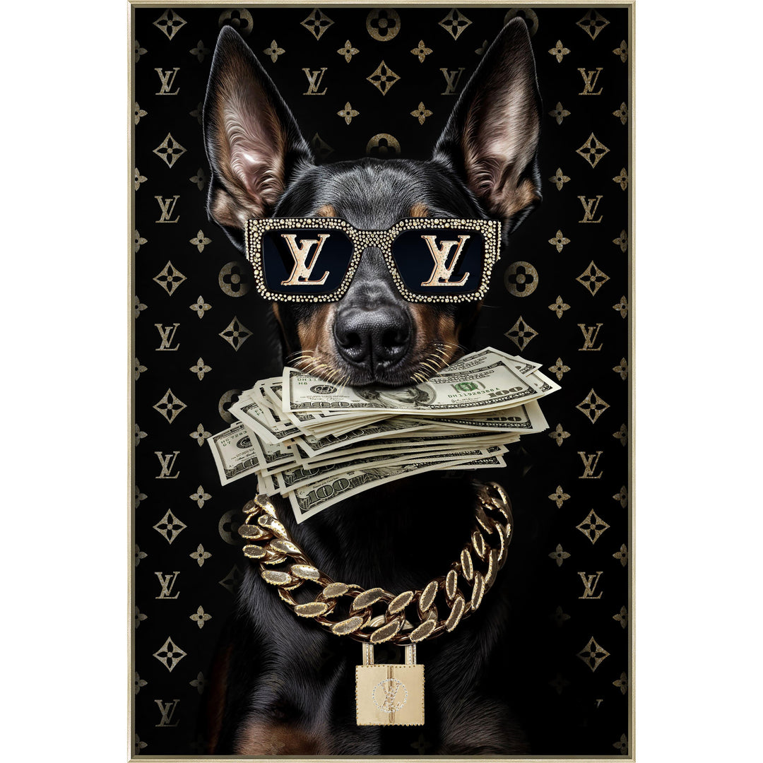Diamant d’Art Collection – Wandbild „Luxury Dog“