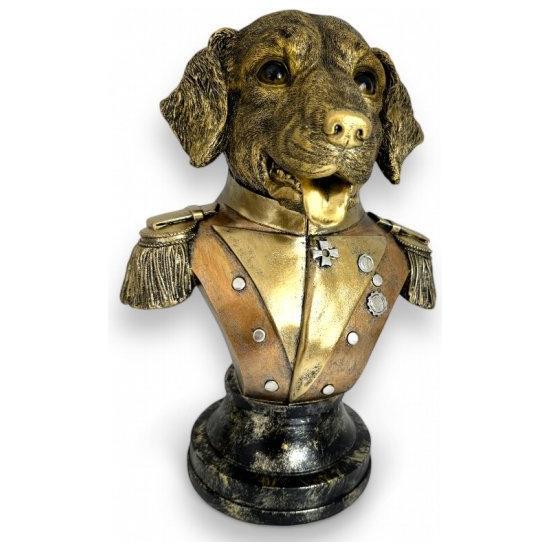 Hundebüste "Goldener General"