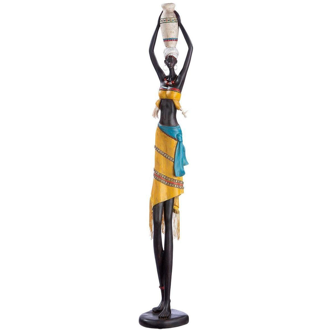 Figur, Afrikanische Frau, "Auma" - Luxurelle-Shop