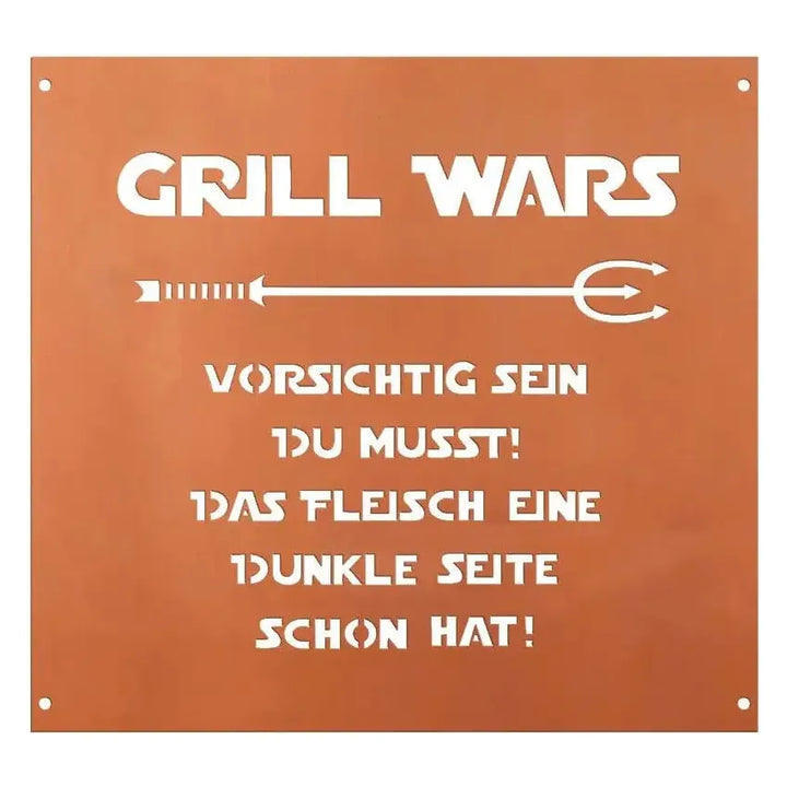 GEDICHTTAFEL - GRILL WARS - Luxurelle-Shop