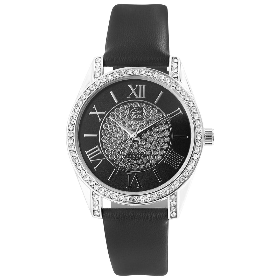 Gina Tylor Geschenkset mit Armbanduhr und Schmuckset aus Kette und Ohrsteckern - Luxurelle-Shop