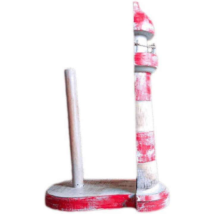 Halber Leuchtturm mit Küchenrollenhalter - Luxurelle-Shop