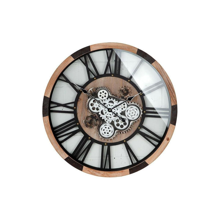 Holz/ Metall Wanduhr - Luxurelle-Shop