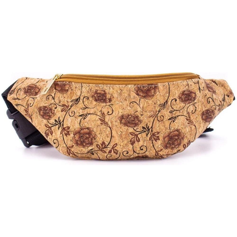 Kork Bauchtasche Blumen 3 - Luxurelle-Shop