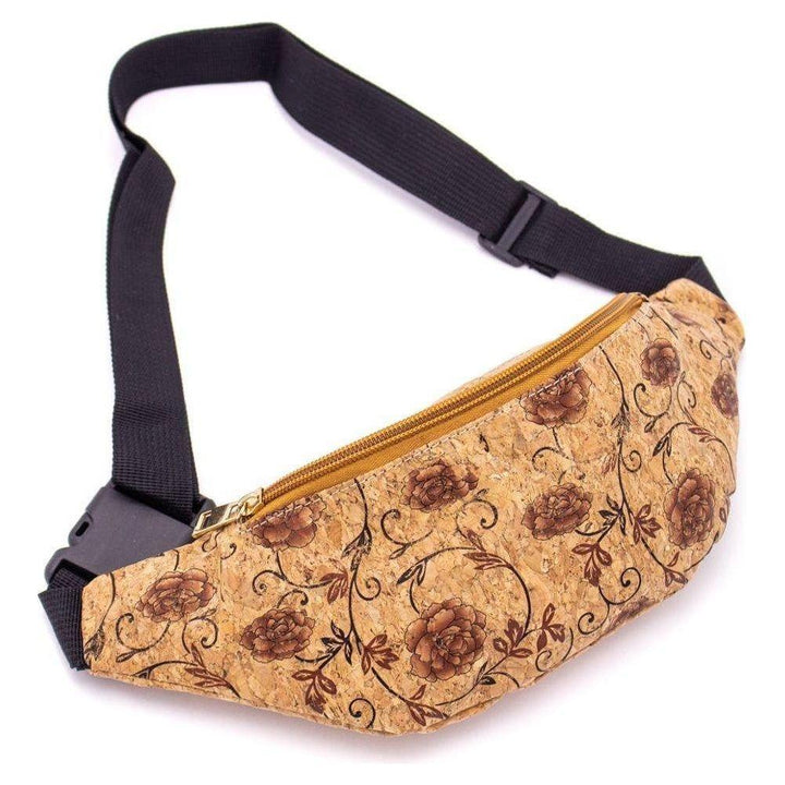 Kork Bauchtasche Blumen 3 - Luxurelle-Shop