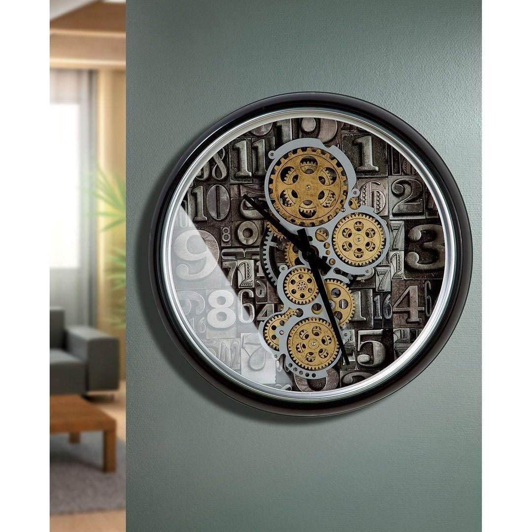 Metall Glas Wanduhr "Numbers" - Luxurelle-Shop