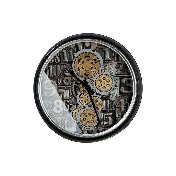 Metall Glas Wanduhr "Numbers" - Luxurelle-Shop