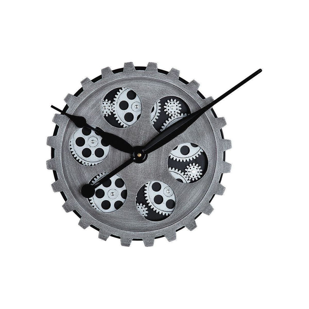 Metall Kunstst. Wanduhr "Gears" - Luxurelle-Shop