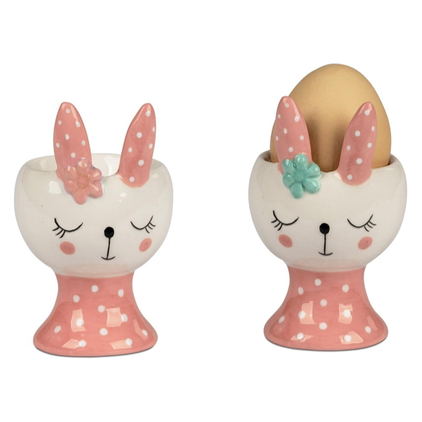 2er Set Eierbecher Hase