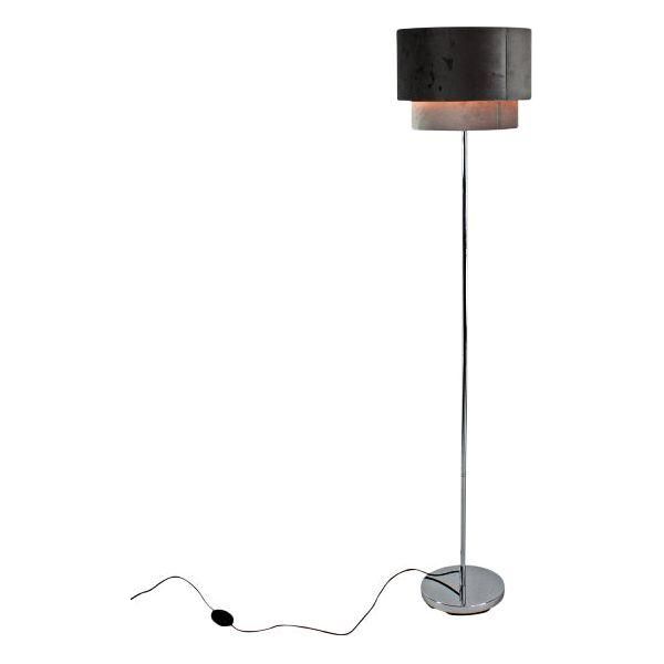 Stehleuchte Stockholm, silber/grau - Luxurelle-Shop