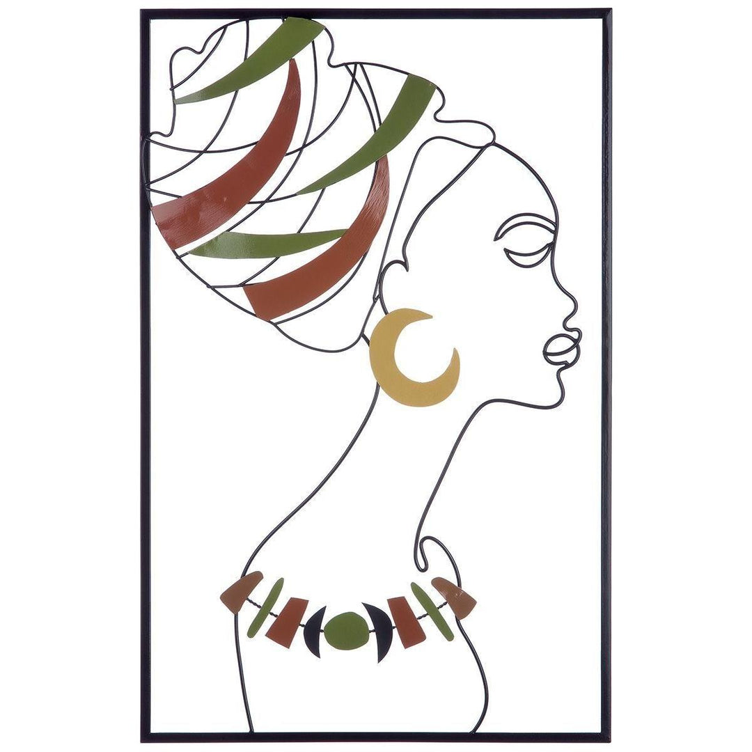 Wandrelief, rechteckig, "Zola", Fraumotiv, - Luxurelle-Shop